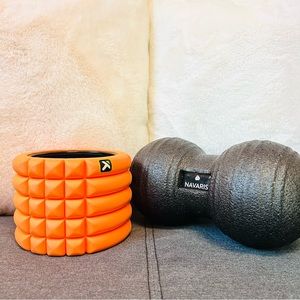 Trigger Point Performance Mini Foam Roller and Peanut Lacrosse Roller